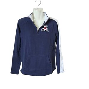 PINK Victoria's Secret Navy and White Pullover